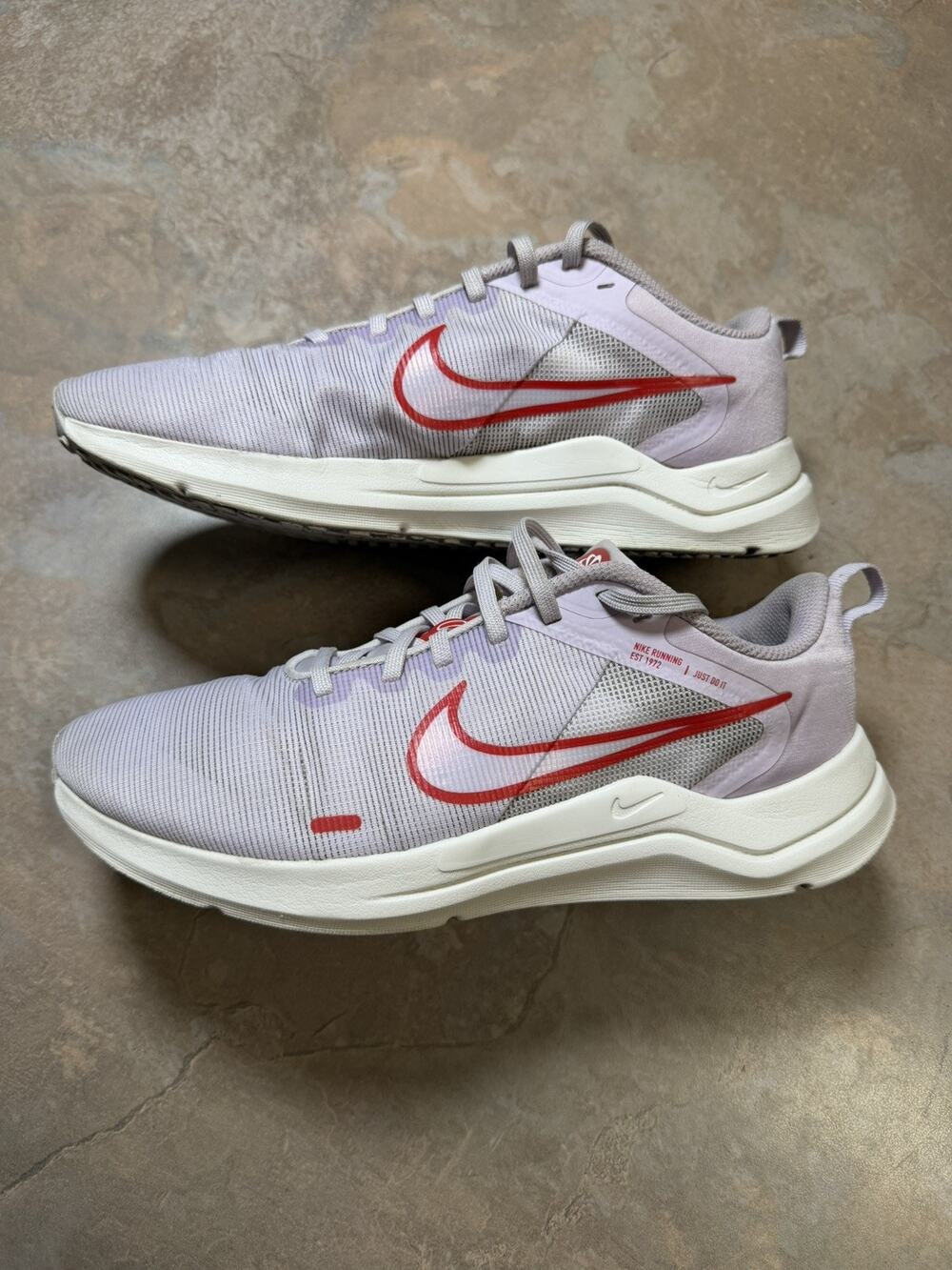 Nike Women's Downshifter 12 Barely Grape Purple Crimson Running Shoes Size 8.5